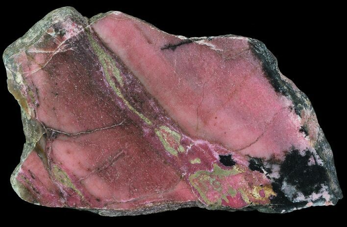 Polished Rhodonite Slab - Australia #65444